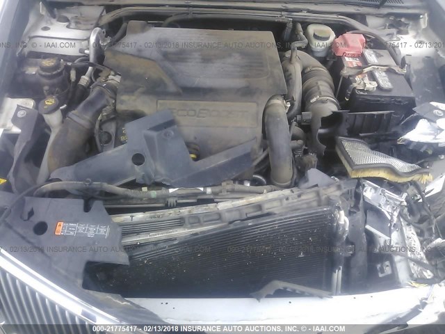 1LNHL9FT2DG601371 - 2013 LINCOLN MKS WHITE photo 10