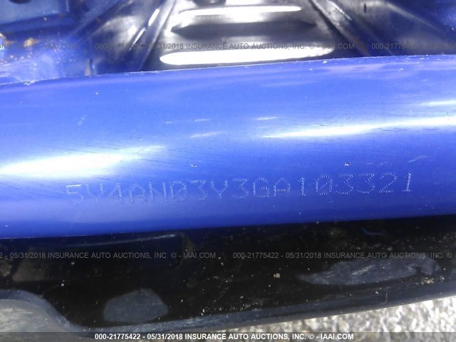 5Y4AN03Y3GA103321 - 2016 YAMAHA YXZ1000 BLUE photo 10