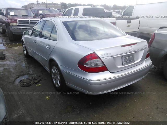 WDBUF22X48B236400 - 2008 MERCEDES-BENZ E 320 CDI SILVER photo 3