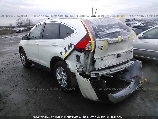 5J6RM4H71GL110580 - 2016 HONDA CR-V EXL WHITE photo 3