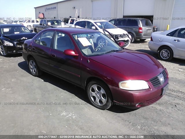 3N1CB51D15L451991 - 2005 NISSAN SENTRA 1.8/1.8S RED photo 1