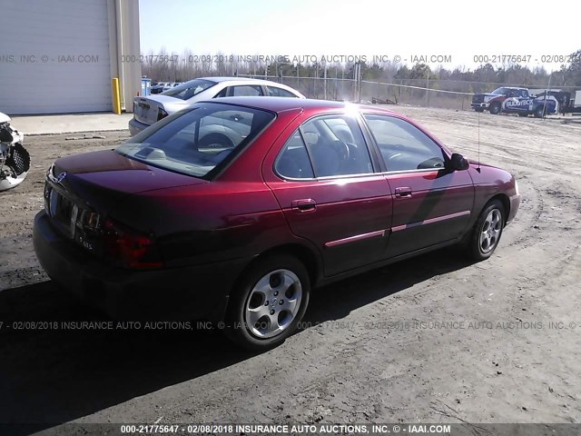 3N1CB51D15L451991 - 2005 NISSAN SENTRA 1.8/1.8S RED photo 4