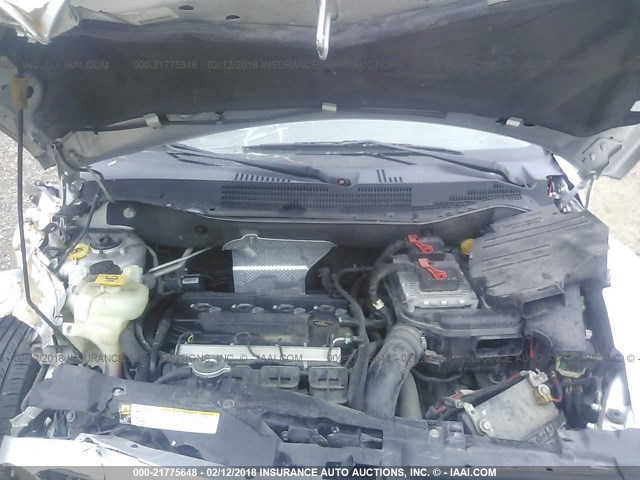 1B3CB5HA1BD153212 - 2011 DODGE CALIBER HEAT SILVER photo 10