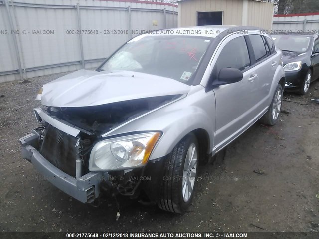 1B3CB5HA1BD153212 - 2011 DODGE CALIBER HEAT SILVER photo 2