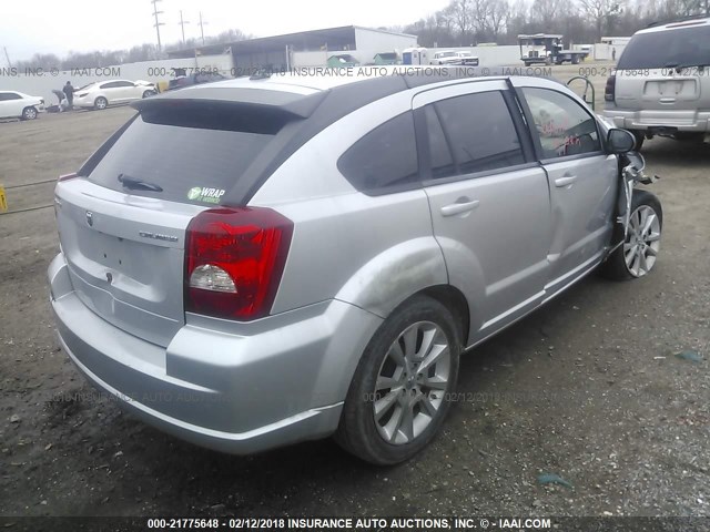1B3CB5HA1BD153212 - 2011 DODGE CALIBER HEAT SILVER photo 4