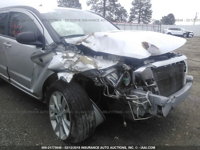 1B3CB5HA1BD153212 - 2011 DODGE CALIBER HEAT SILVER photo 6