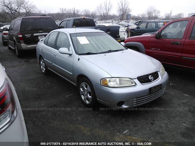 3N1CB51D33L785226 - 2003 NISSAN SENTRA XE/GXE SILVER photo 1