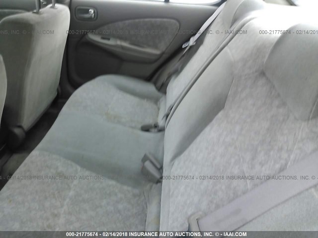 3N1CB51D33L785226 - 2003 NISSAN SENTRA XE/GXE SILVER photo 8