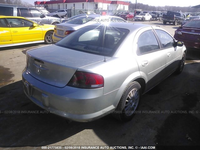 1C3EL46X55N510965 - 2005 CHRYSLER SEBRING GRAY photo 4