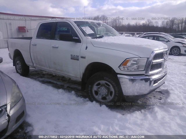 3C6TR5DT4DG555062 - 2013 RAM 2500 SLT WHITE photo 1