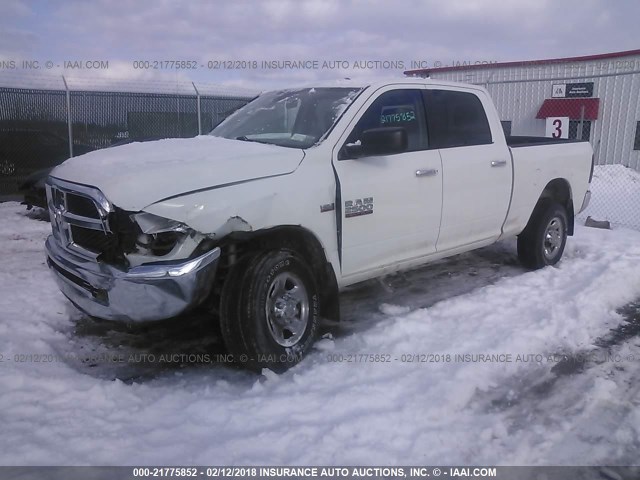 3C6TR5DT4DG555062 - 2013 RAM 2500 SLT WHITE photo 2