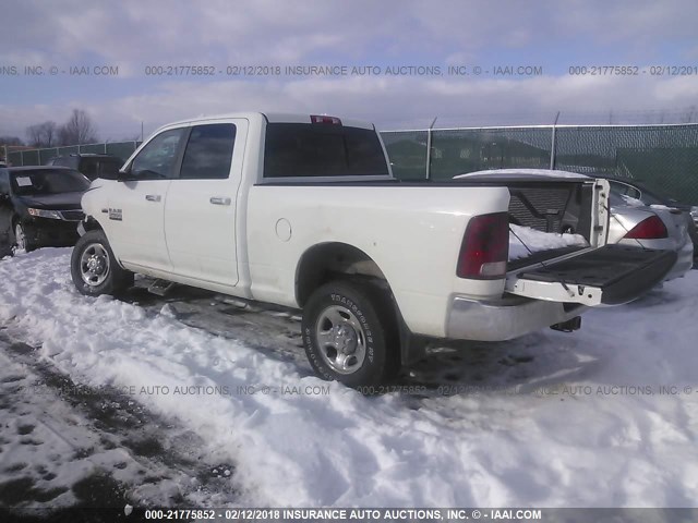 3C6TR5DT4DG555062 - 2013 RAM 2500 SLT WHITE photo 3