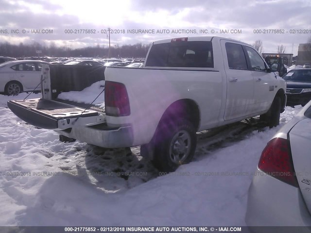 3C6TR5DT4DG555062 - 2013 RAM 2500 SLT WHITE photo 4