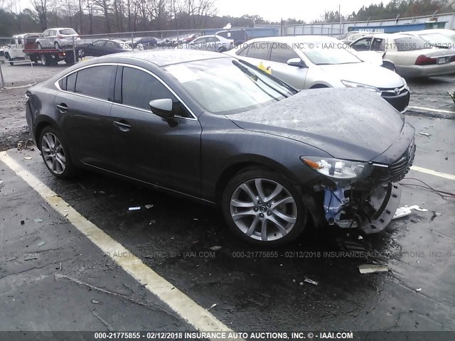 JM1GJ1V59F1223193 - 2015 MAZDA 6 TOURING GRAY photo 1