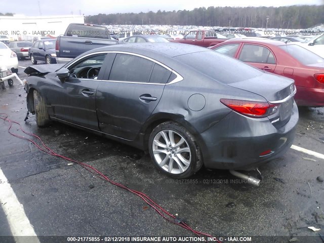 JM1GJ1V59F1223193 - 2015 MAZDA 6 TOURING GRAY photo 3