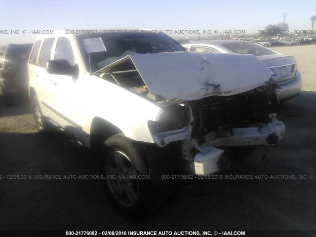 1J8HS48P97C643521 - 2007 JEEP GRAND CHEROKEE LAREDO/COLUMBIA/FREEDOM WHITE photo 1