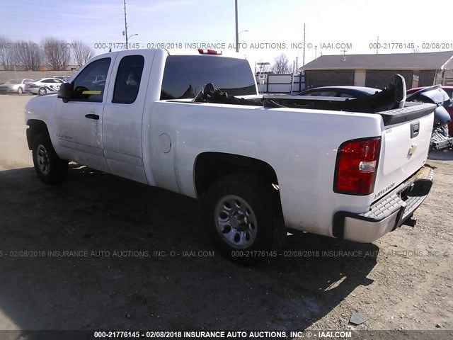 1GCEK19C68Z325827 - 2008 CHEVROLET SILVERADO K1500 WHITE photo 3