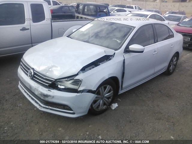 3VW2B7AJ7HM393536 - 2017 VOLKSWAGEN JETTA S 白色 照片 2