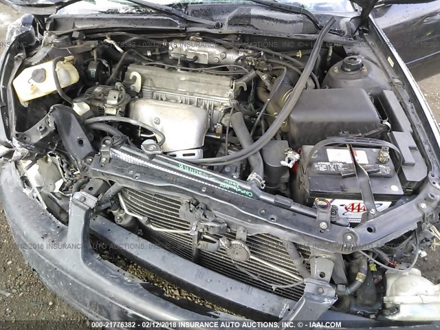 4T1BG22K31U041128 - 2001 TOYOTA CAMRY CE/LE/XLE BLACK photo 10