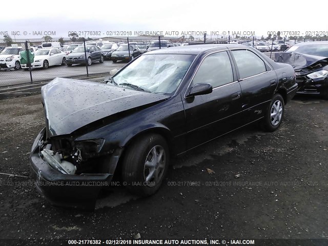 4T1BG22K31U041128 - 2001 TOYOTA CAMRY CE/LE/XLE BLACK photo 2