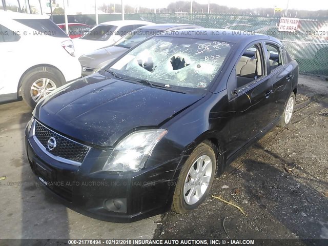 3N1AB6AP4AL688671 - 2010 NISSAN SENTRA 2.0/2.0S/SR/2.0SL BLACK photo 2