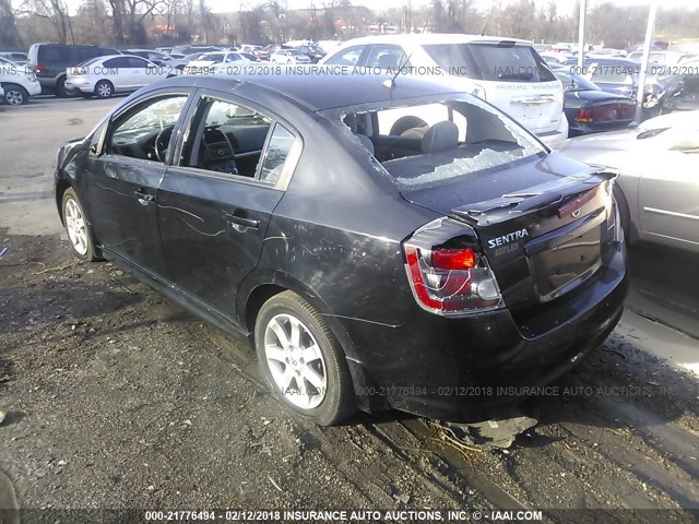 3N1AB6AP4AL688671 - 2010 NISSAN SENTRA 2.0/2.0S/SR/2.0SL BLACK photo 3