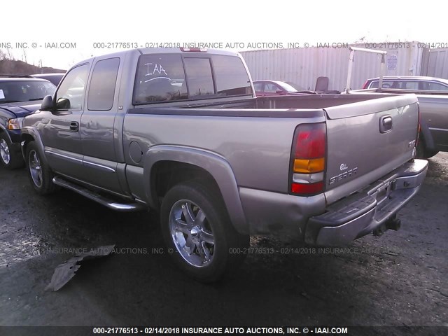 1GTEK19T66Z143929 - 2006 GMC NEW SIERRA K1500 GRAY photo 3