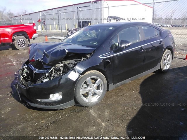 1G1RA6E45DU148736 - 2013 CHEVROLET VOLT BLACK photo 2