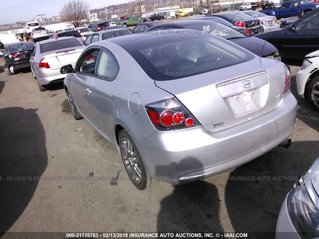 JTKDE3B78A0303150 - 2010 TOYOTA SCION TC 银色 照片 3