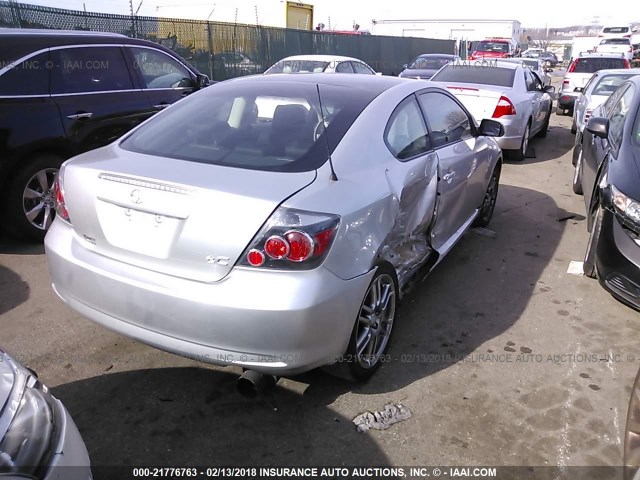 JTKDE3B78A0303150 - 2010 TOYOTA SCION TC 银色 照片 4