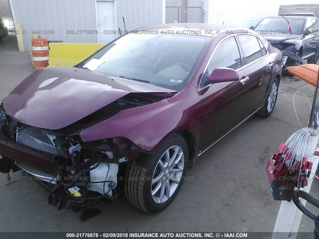 1G1ZK57789F156081 - 2009 CHEVROLET MALIBU LTZ 栗色 照片 2