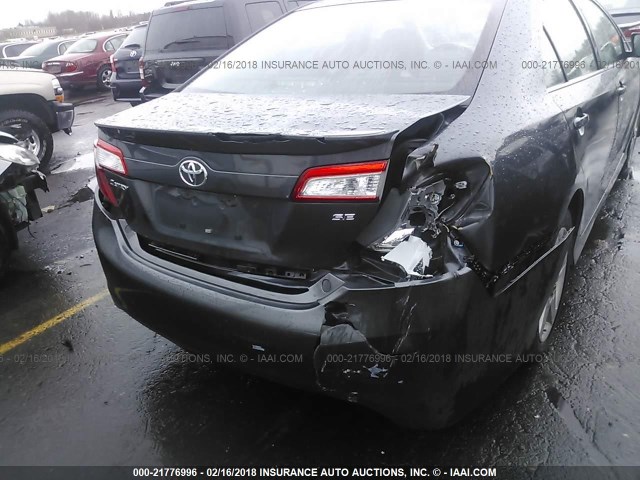 4T1BF1FK9CU088528 - 2012 TOYOTA CAMRY SE/LE/XLE Pewter photo 6