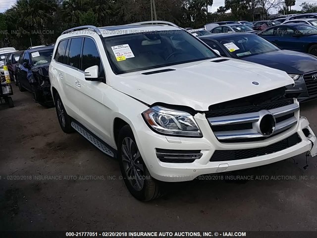 4JGDF6EE6FA560515 - 2015 MERCEDES-BENZ GL 450 4MATIC WHITE photo 1