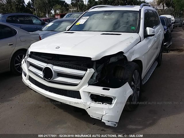 4JGDF6EE6FA560515 - 2015 MERCEDES-BENZ GL 450 4MATIC WHITE photo 6