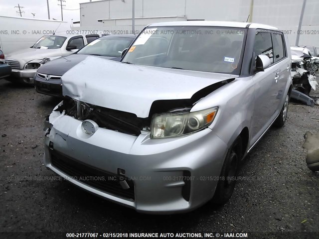 JTLZE4FE2C1141917 - 2012 TOYOTA SCION XB SILVER photo 2