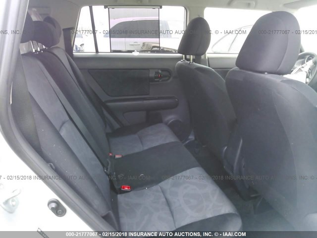 JTLZE4FE2C1141917 - 2012 TOYOTA SCION XB SILVER photo 8