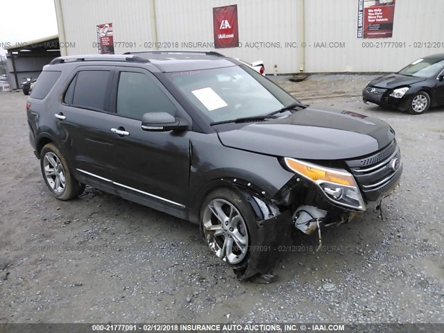 1FM5K7F81FGA89403 - 2015 FORD EXPLORER LIMITED 灰色 照片 1