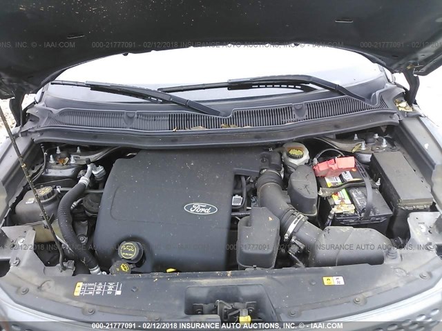 1FM5K7F81FGA89403 - 2015 FORD EXPLORER LIMITED 灰色 照片 10