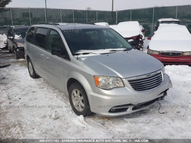 2A4RR5DG0BR605592 - 2011 CHRYSLER TOWN & COUNTRY TOURING SILVER photo 1