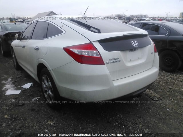 5J6TF1H56CL006464 - 2012 HONDA CROSSTOUR EXL თეთრი ფოტო 3