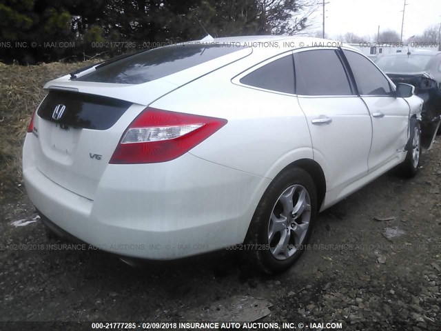 5J6TF1H56CL006464 - 2012 HONDA CROSSTOUR EXL თეთრი ფოტო 4