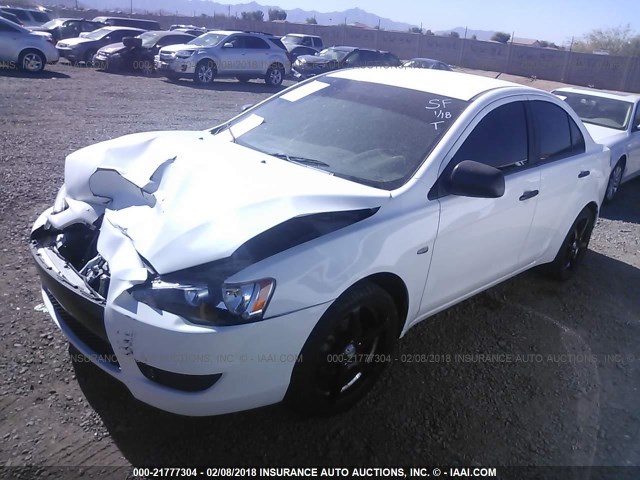 JA3AU16U79U019920 - 2009 MITSUBISHI LANCER DE WHITE photo 2