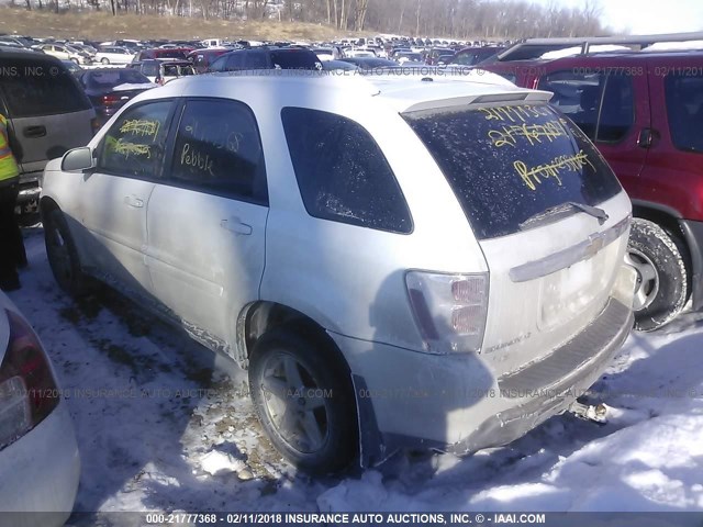 2CNDL63F766034931 - 2006 CHEVROLET EQUINOX LT WHITE photo 3