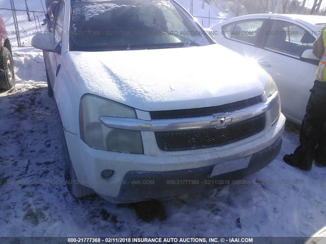 2CNDL63F766034931 - 2006 CHEVROLET EQUINOX LT WHITE photo 6