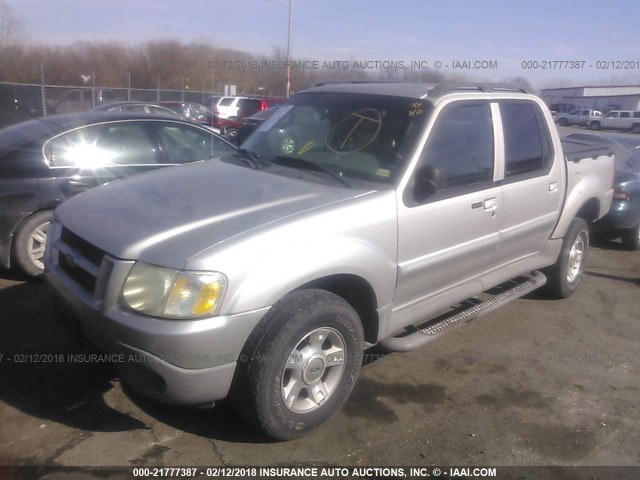 1FMZU77E53UA39164 - 2003 FORD EXPLORER SPORT TRAC  SILVER photo 2