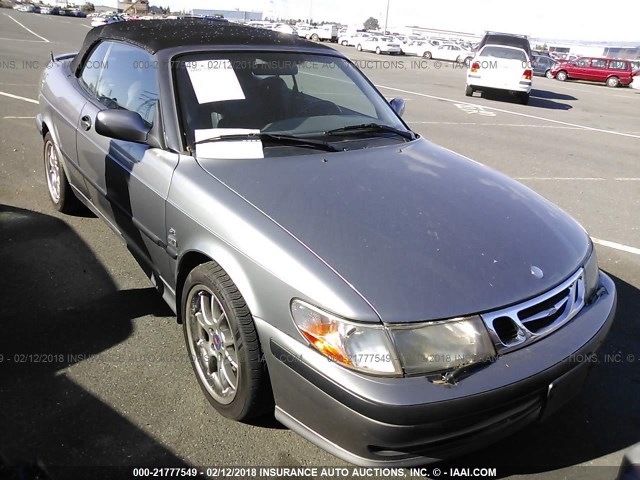 YS3DF78K717017037 - 2001 SAAB 9-3 SE GRAY photo 1