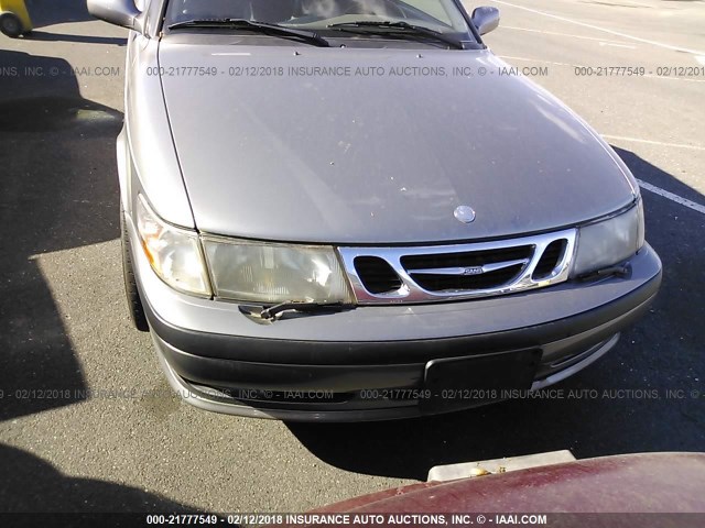 YS3DF78K717017037 - 2001 SAAB 9-3 SE GRAY photo 6