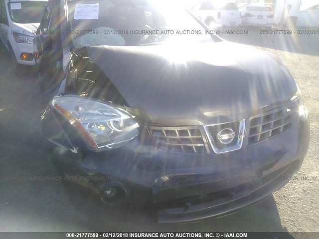 JN8AS58V68W139901 - 2008 NISSAN ROGUE S/SL BROWN photo 6