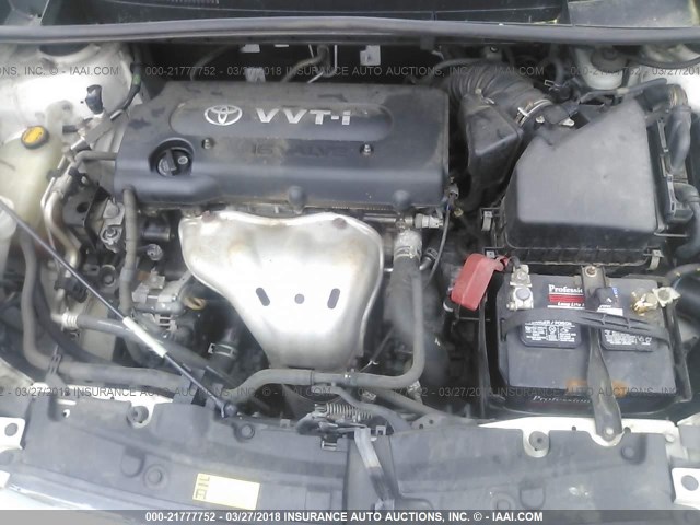 JTLKE50EX81026277 - 2008 TOYOTA SCION XB თეთრი ფოტო 10