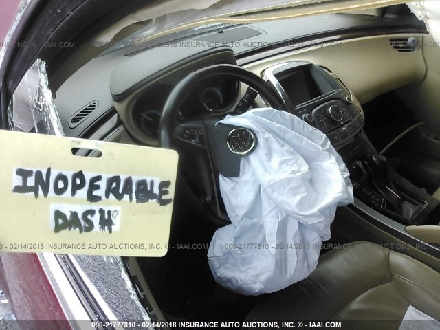 1G4GE5GV0AF321223 - 2010 BUICK LACROSSE CXS MAROON photo 7